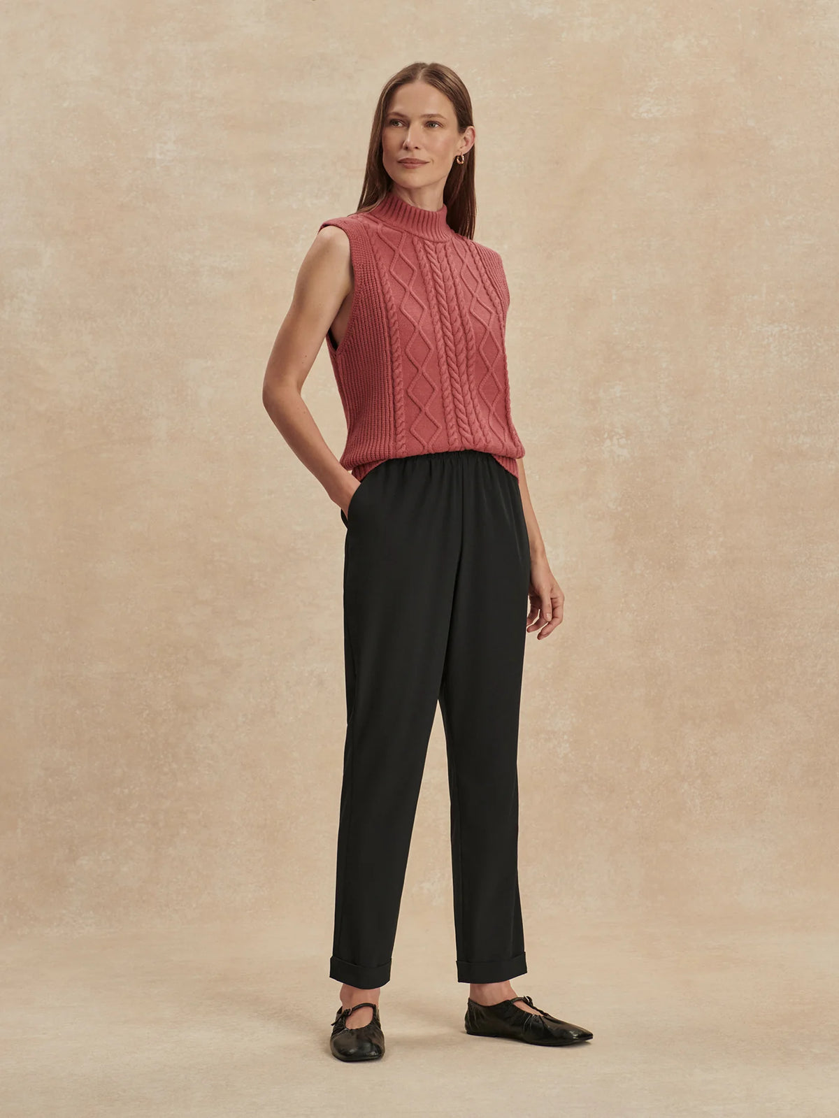 Lightweight Stretch Turn Up Travel Pant Long