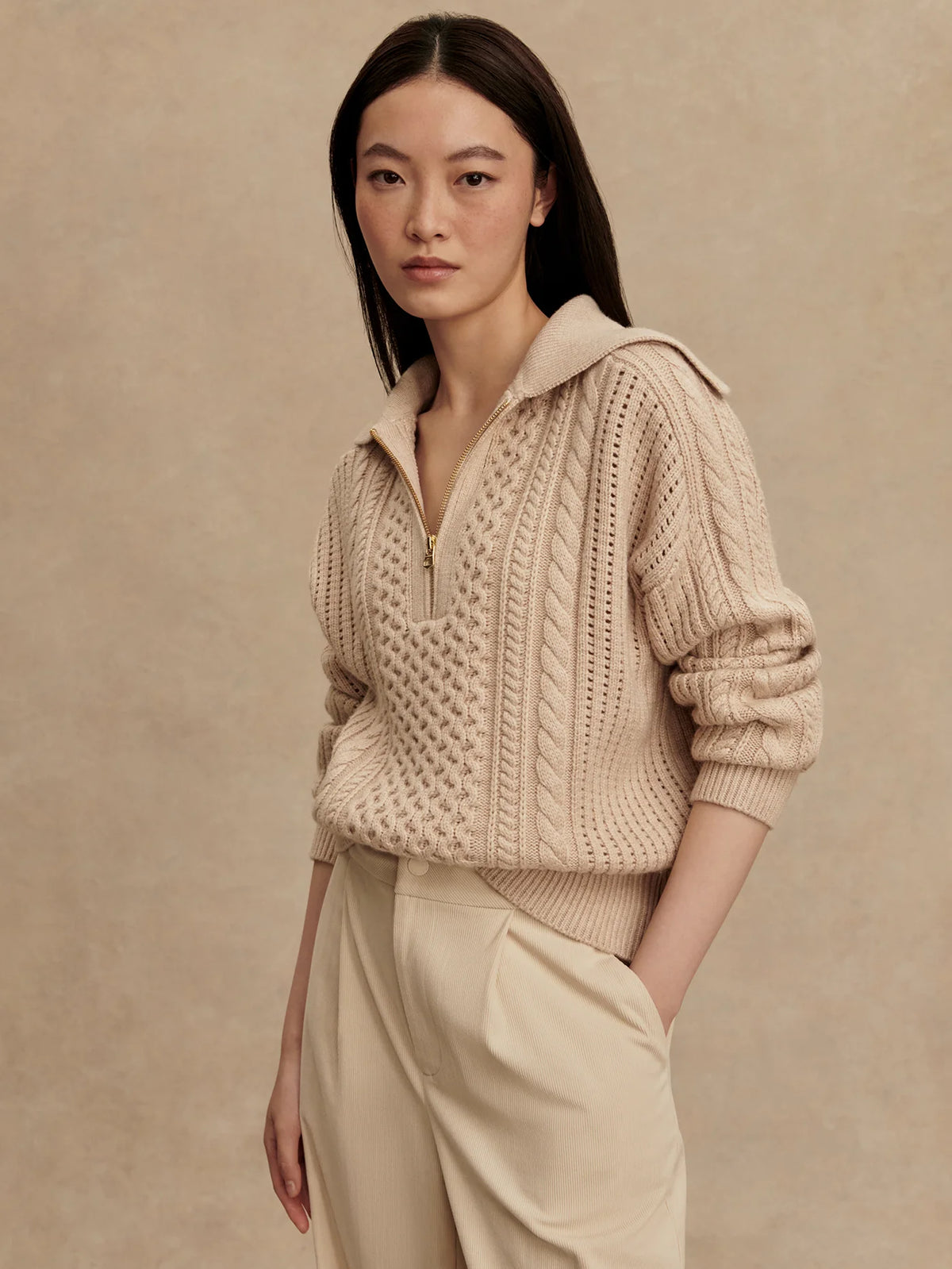 Camello Cable Half Zip 2.0