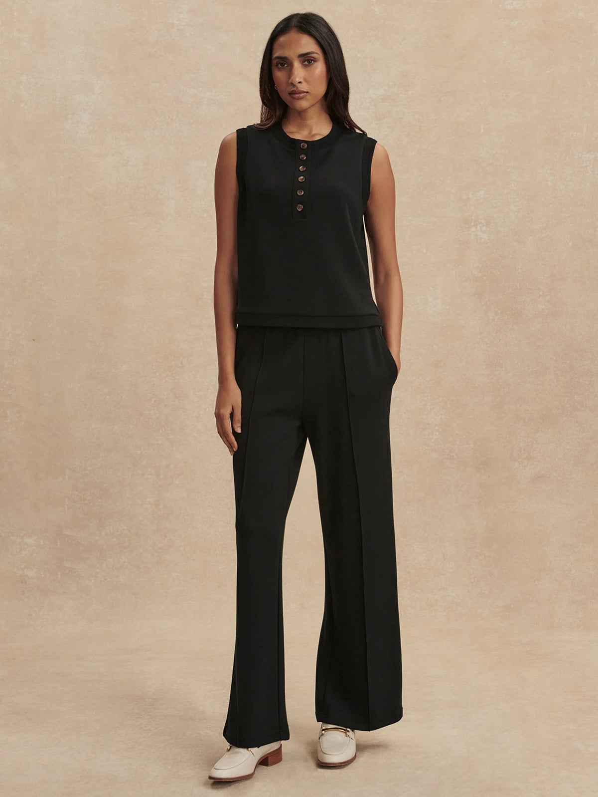 Marla Button Placket Tank