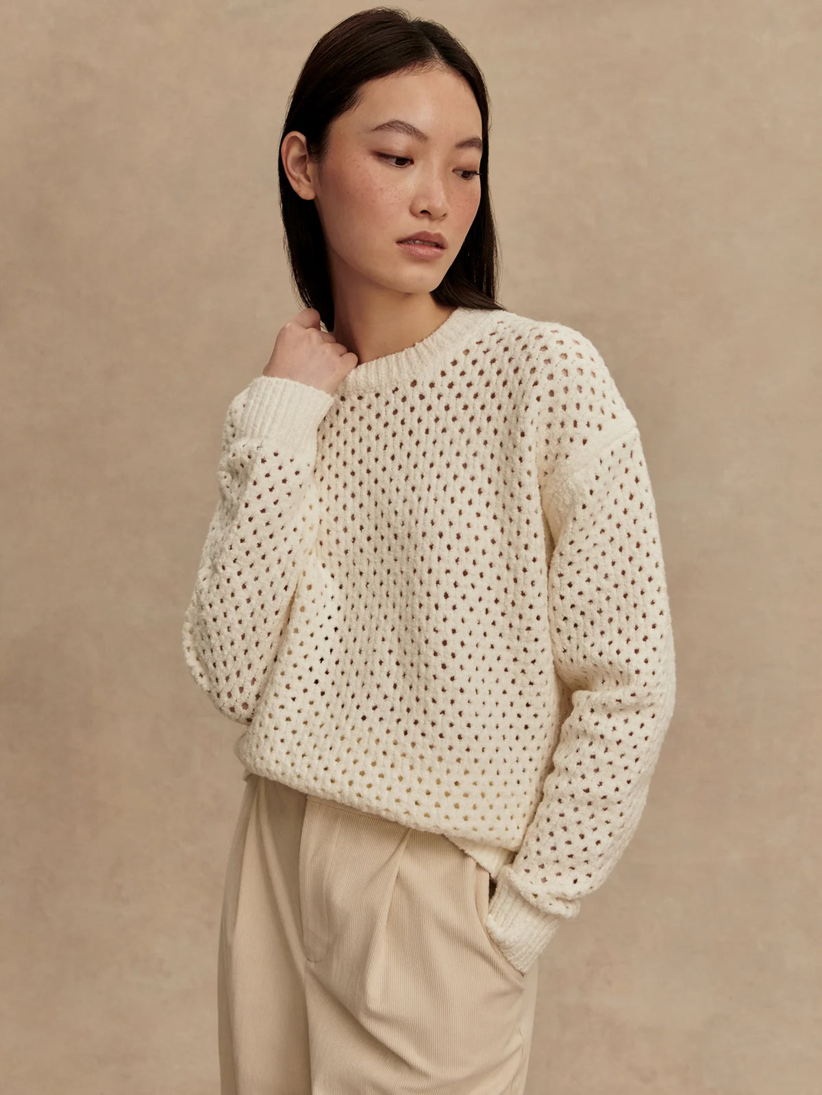 Grady Boucle Knit Sweater
