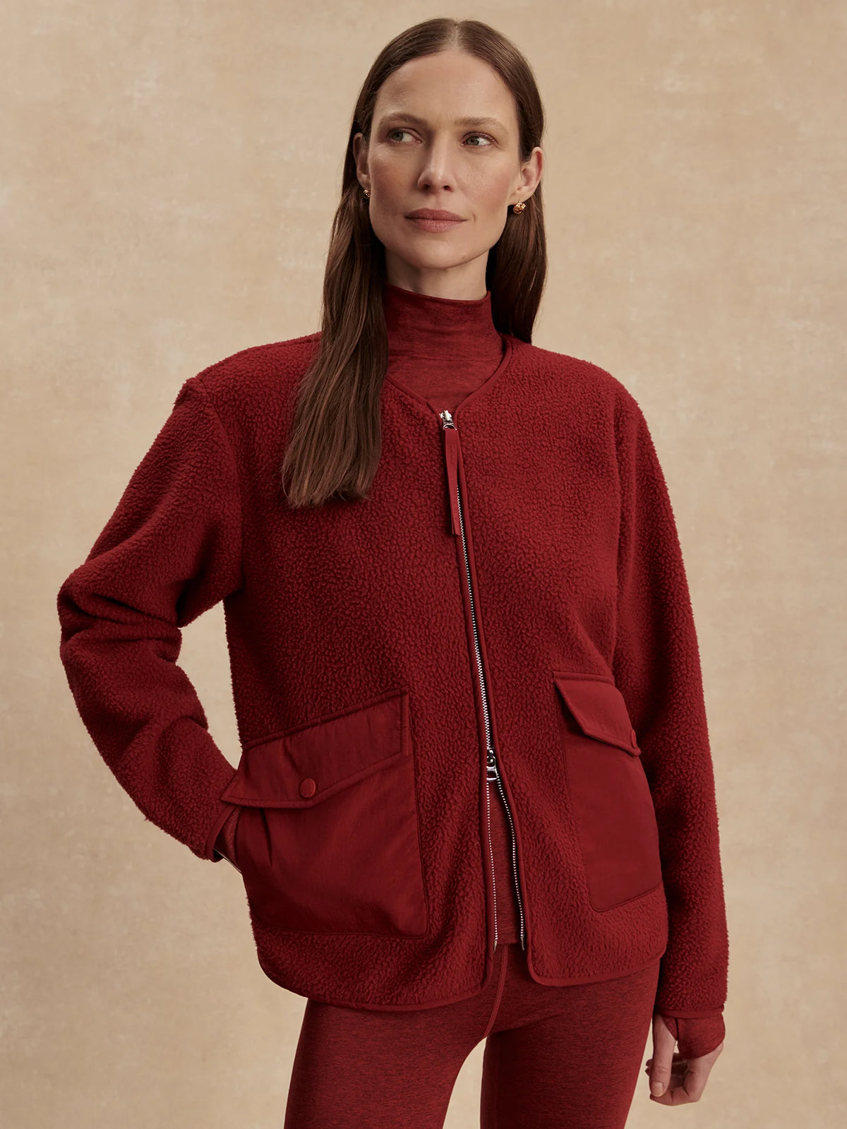 Marina Collarless Fleece
