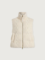 Irina Cable-Knit Gilet