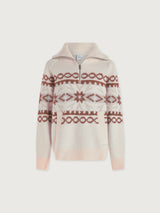 Cai Fairisle Half Zip