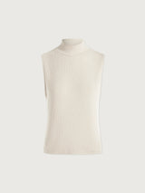 Modal Rib Mock Neck Fitted Tank