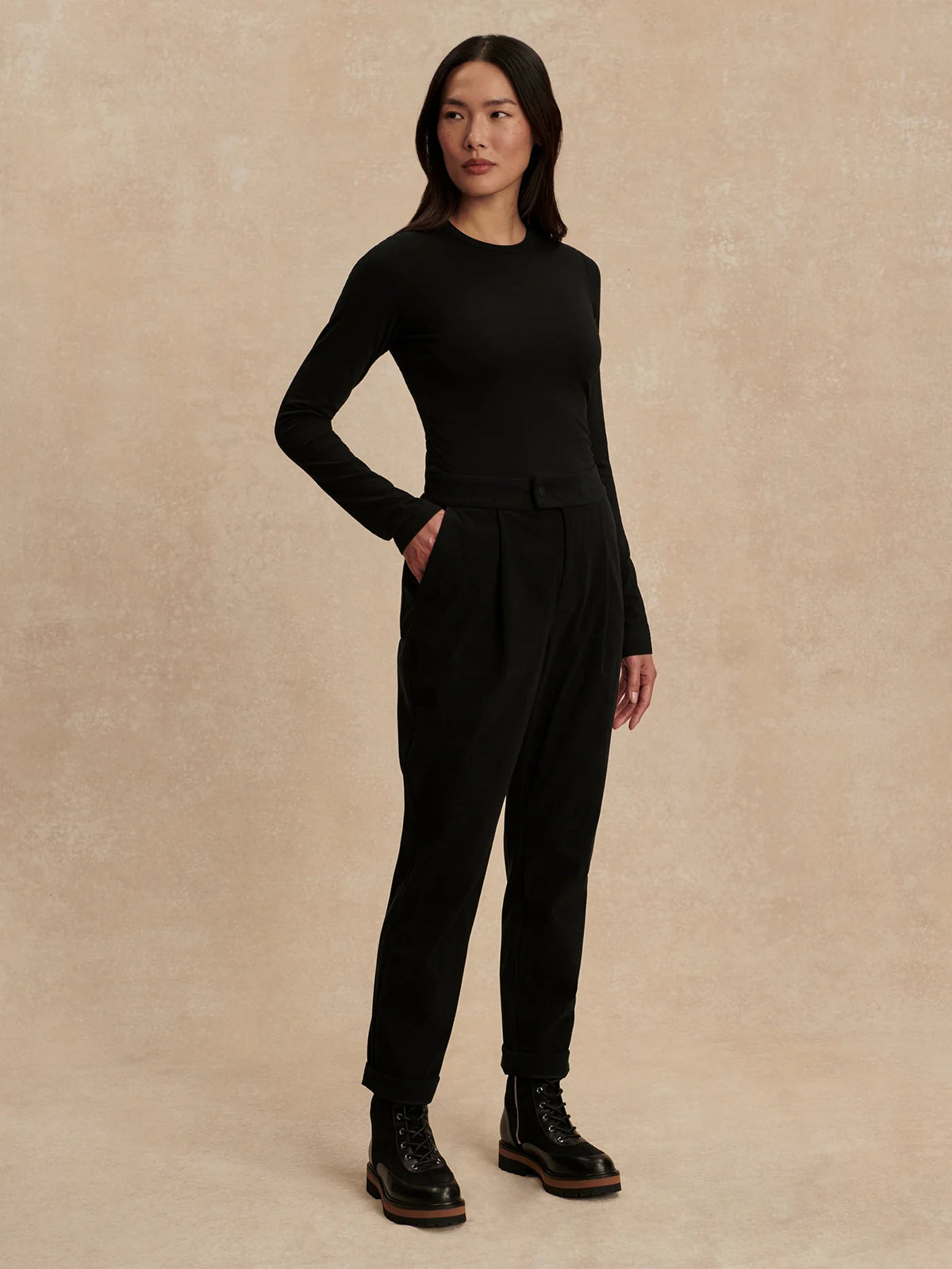 Edna Long Sleeve Fitted Tee