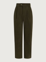 Plush Cord Elegant Tapered Trouser Regular