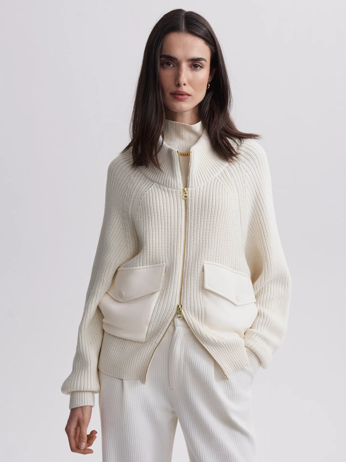 Tessa Zip-Through Knit Jacket
