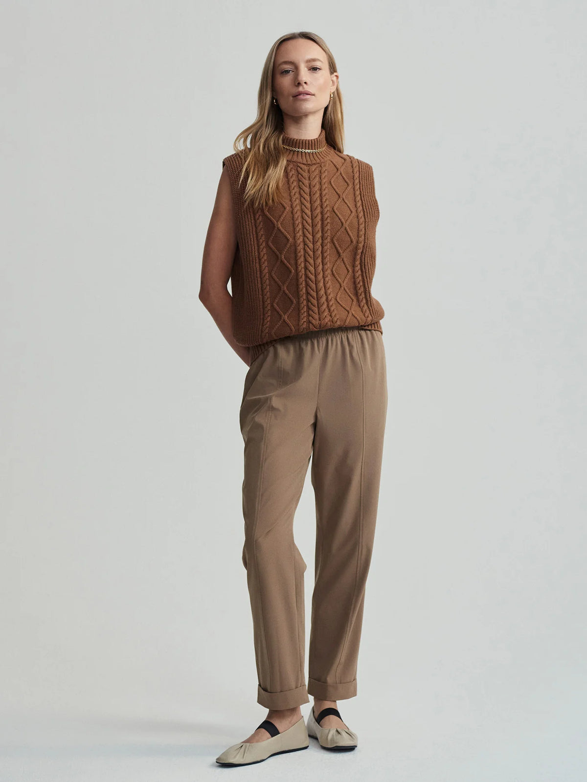 Joilette Roll Neck Vest