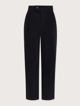 Stretch Needle Cord Tapered Trouser Long
