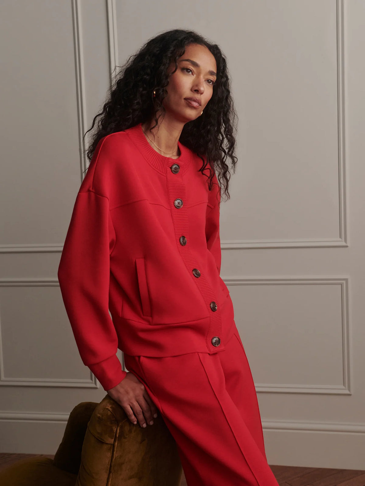 Olwen Button Front Sweater