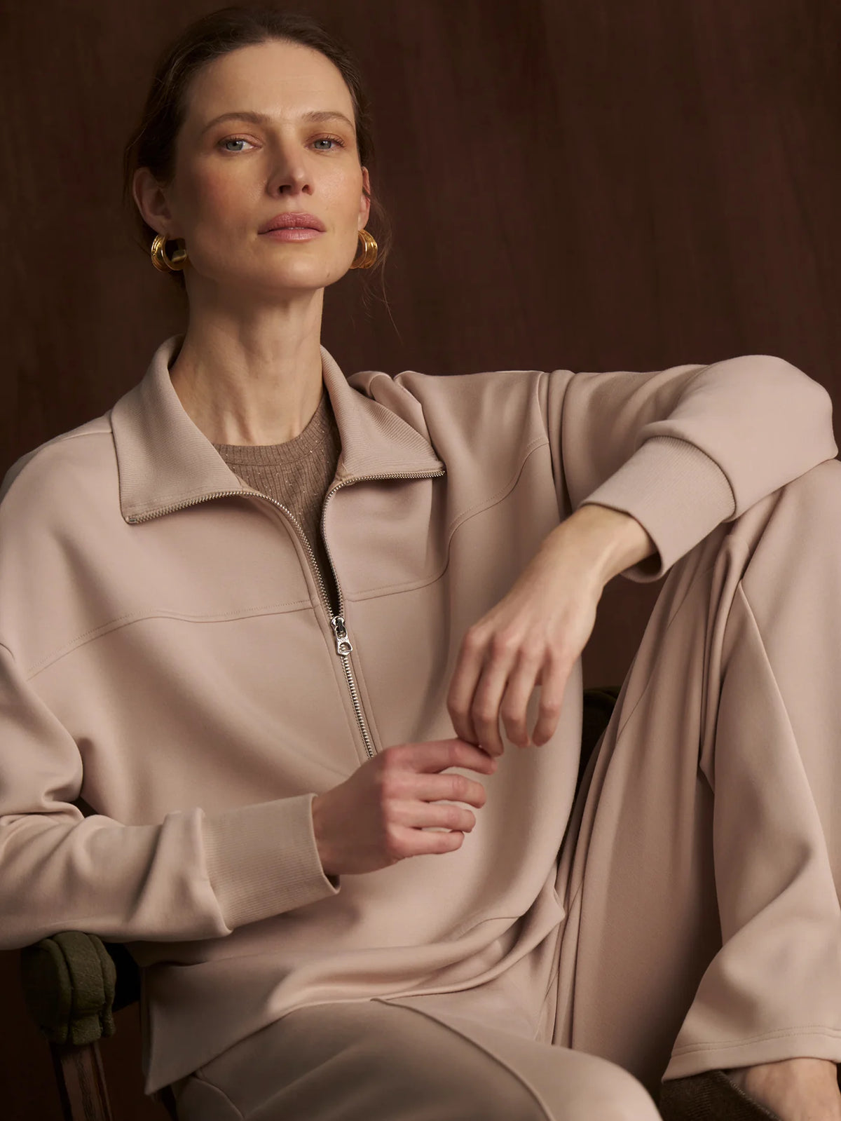 Kayleigh Half Zip Sweat
