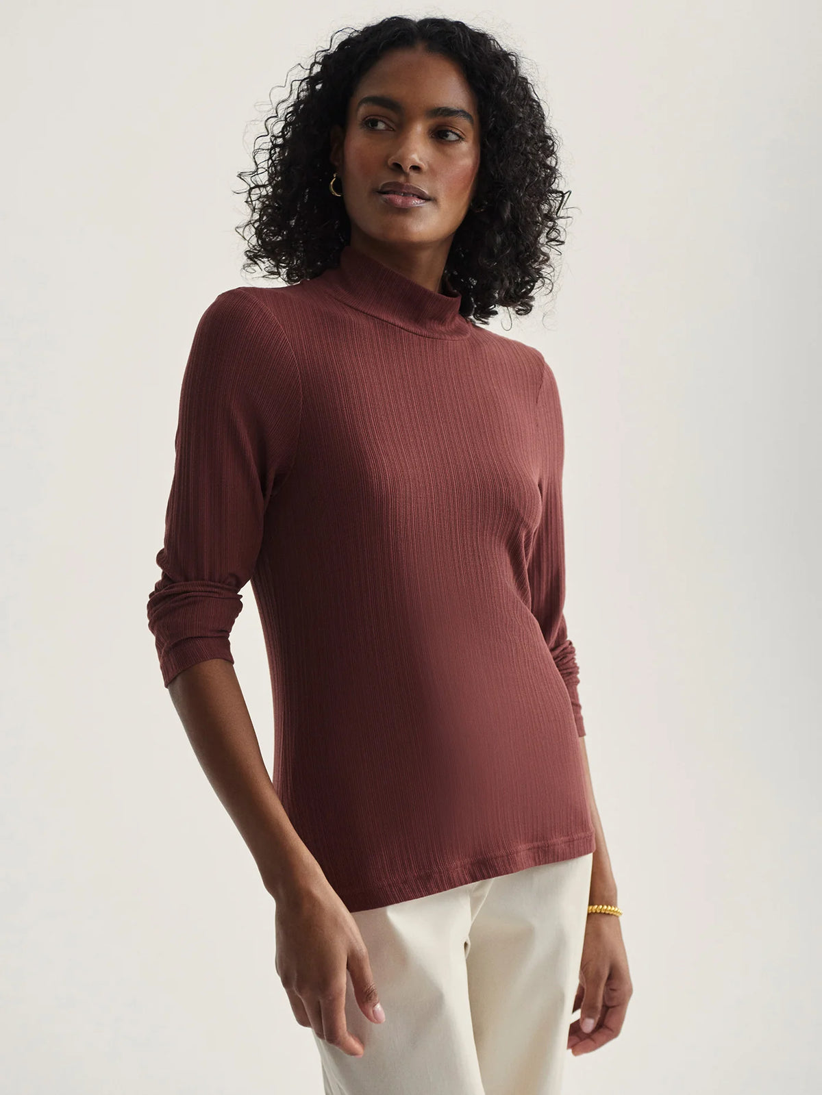 Astrid Fitted Long Sleeve Tee
