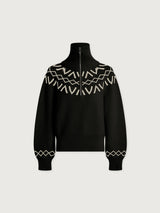 Sigrid Fairisle Half-Zip Knit