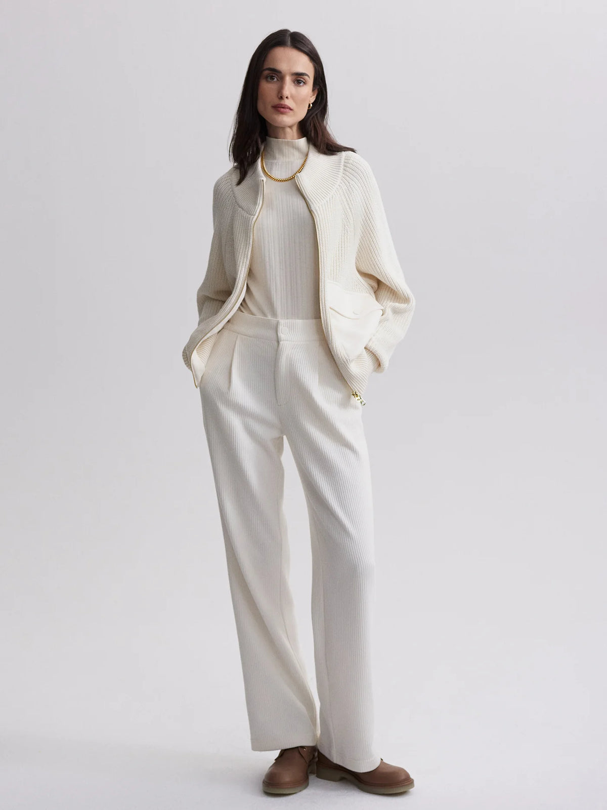 Tessa Zip-Through Knit Jacket