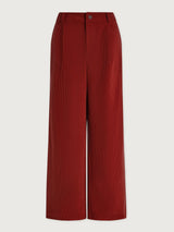 Plush Cord Wide Leg Trouser Regular