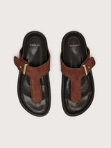 Aisne Suede Toe Post Sandal